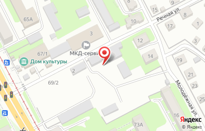 Причал на улице Крупской на карте