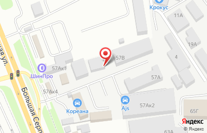 Агентство недвижимости Монолит на Большой Серпуховской улице на карте