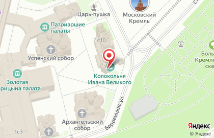 Ансамбль колокольни Ивана Великого на карте