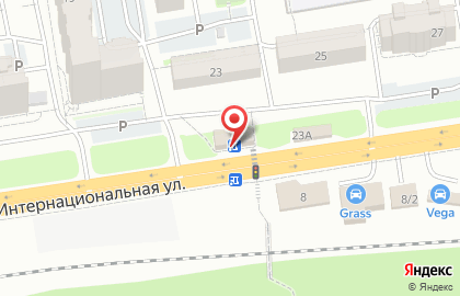 Ладья на Интернациональной улице на карте