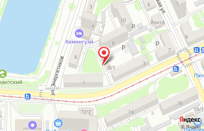 Продовольственный магазин на улице Энергетиков на карте