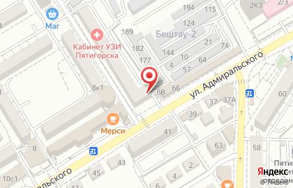 Магазин зоотоваров Аквариум в Пятигорске на карте