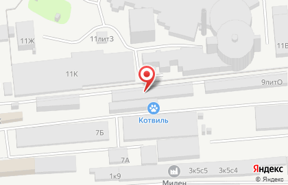 Гостиница для кошек Котвилль на карте