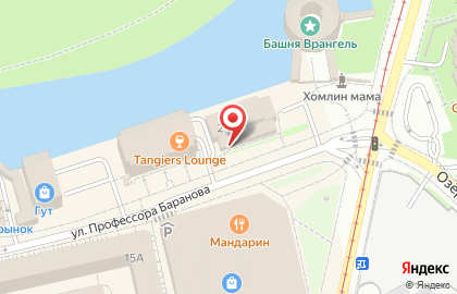Автомагазин Мир аккумуляторов на улице Профессора Баранова на карте
