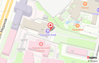 Санкт-Петербургский стрелково-спортивный центр на карте