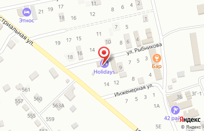 База отдыха Holidays в Избербаше на карте