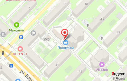 Автокомплекс БАРС на площади Карла Маркса на карте