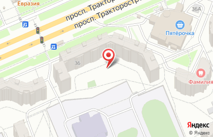Двери и Окна, ИП Гусева Г.В. на проспекте Тракторостроителей на карте
