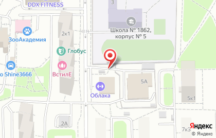 Фабрика фитнеса на Артековской улице на карте