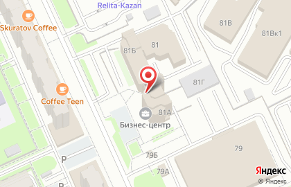 Центр занятости населения г. Казани в Московском районе на карте