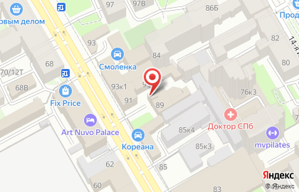 Филиал в Северо-Западном федеральном округе Росдортехнология на карте