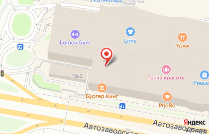 Хинкальная на Автозаводской улице на карте