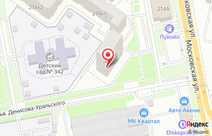 Студия красоты Malina на Московской улице на карте