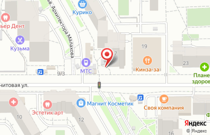 Пекарня Хлебничная на Родонитовой улице на карте