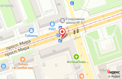 Микрокредитная компания Фаст Финанс на улице Мира на карте