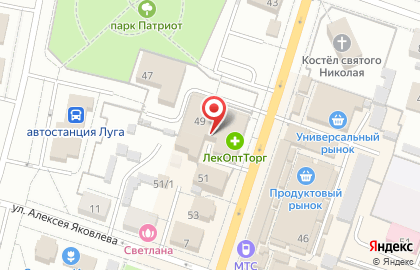 Аптека ЛекОптТорг в Санкт-Петербурге на карте