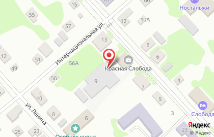 Магазин Свежий хлеб в Краснослободске на карте