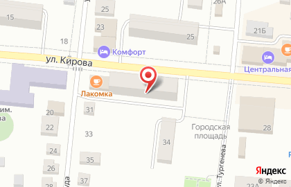 Офис продаж Билайн на улице Кирова на карте