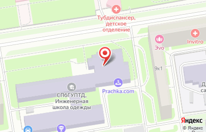 Школа иностранных языков Denis' School в Московском районе на карте