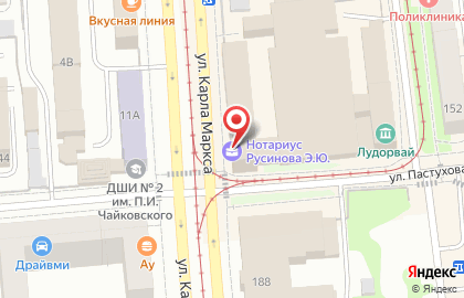 Нотариус Русинова Э.Ю. на карте