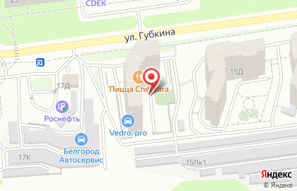Центр правовой поддержки на улице Губкина на карте