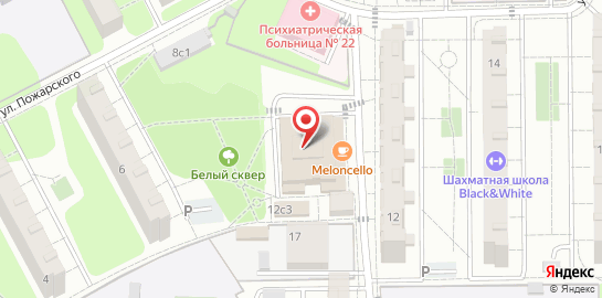 Спортивный клуб Shkarin school на улице Пожарского на карте