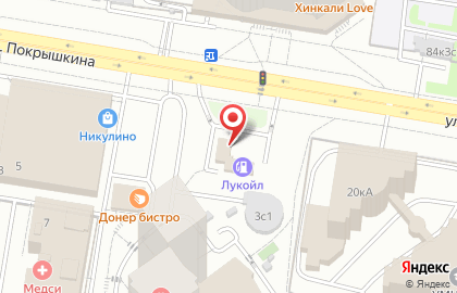 Автомойка Лукомойре в Тропарёво-Никулино на карте