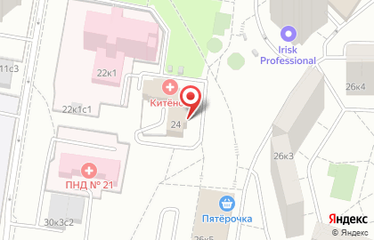 Моэк в Москве на карте