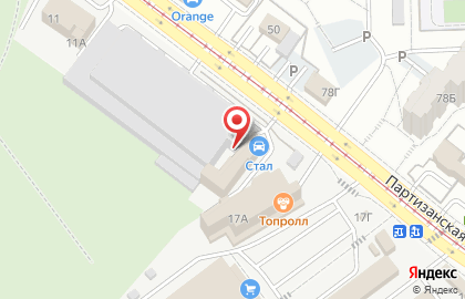Оптовая фирма Технотрейд в Железнодорожном районе на карте