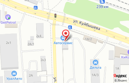 Оптово-розничная фирма Mikado в Курчатовском районе на карте