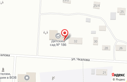 Детский сад №186 в Промышленном районе на карте