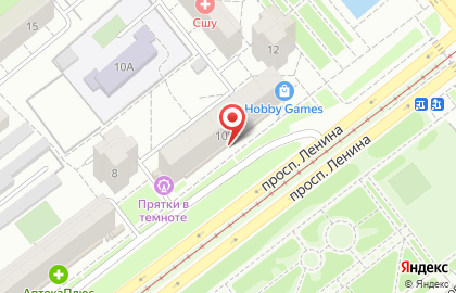Магазин Hobby Games на проспекте Ленина на карте