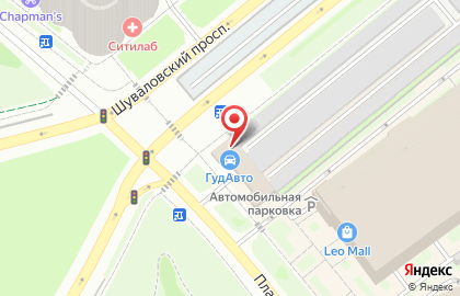 Автосервис в Санкт-Петербурге на карте