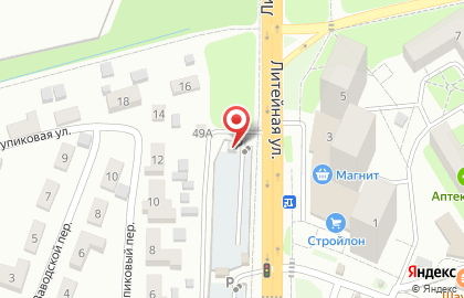 Автостоянка в Брянске на карте