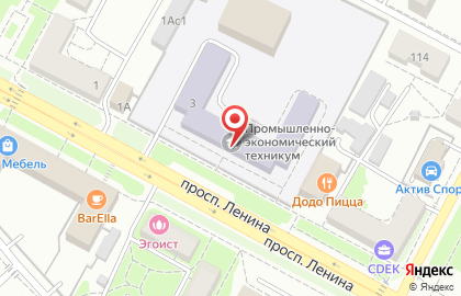 Егорьевский техникум на проспекте Ленина на карте