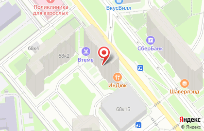 Компания натяжных потолков Эвита на Муринской дороге на карте