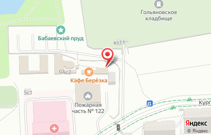 Кафе Березка в Гольяново на карте