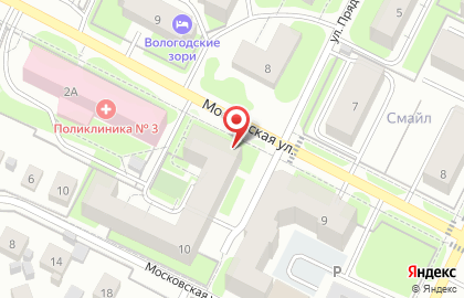 Советская аптека в Вологде на карте