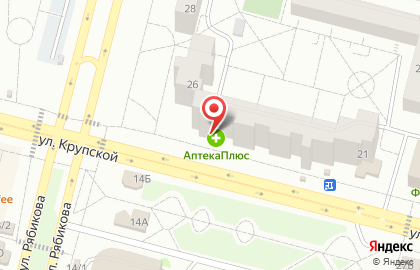 Аптека 38Плюс в Центральном районе на карте