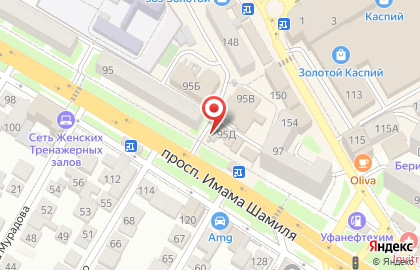 Овощной киоск на проспекте Имама Шамиля на карте
