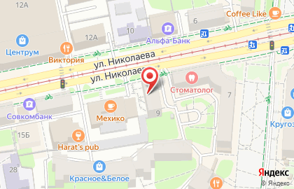 Студия лазерной эпиляции Epistar на улице Николаева на карте