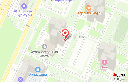 Продовольственный магазин на Гражданском проспекте на карте
