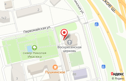 Храм Воскресения Христова в Санкт-Петербурге на карте