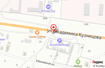 Туристическая база АлтайЭкоКедр на карте