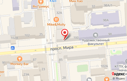 Банк ВТБ в Красноярске на карте