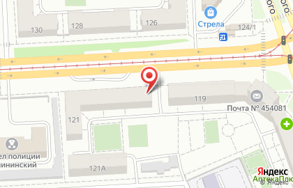 Магазин автотоваров Автодворик в Калининском районе на карте