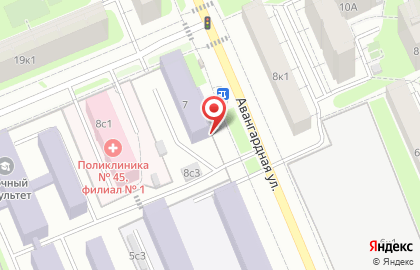 Московский государственный технический университет гражданской авиации в Москве на карте