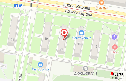 Сеть магазинов детских игрушек Пеликан в Автозаводском районе на карте