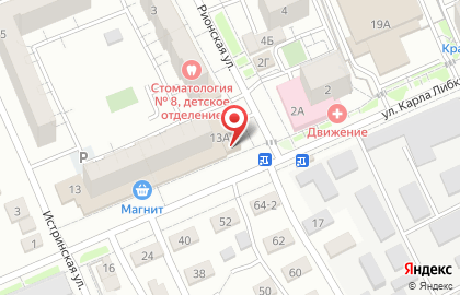 Магазин-бар разливного пива Пинта в Дзержинском районе на карте
