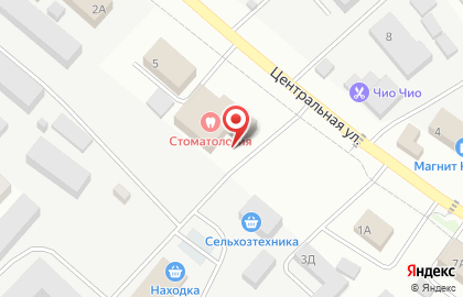 Парикмахерская на Центральной улице, 3А на карте